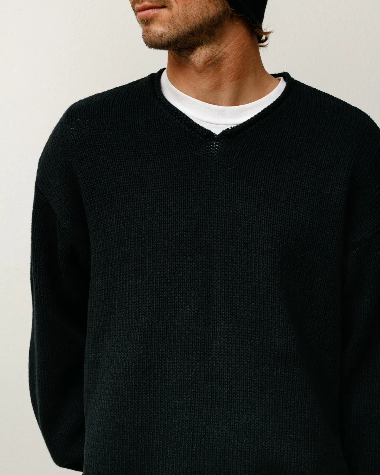 ROLL V NECK SWEATER sold by Stussy product image thumbnail 2