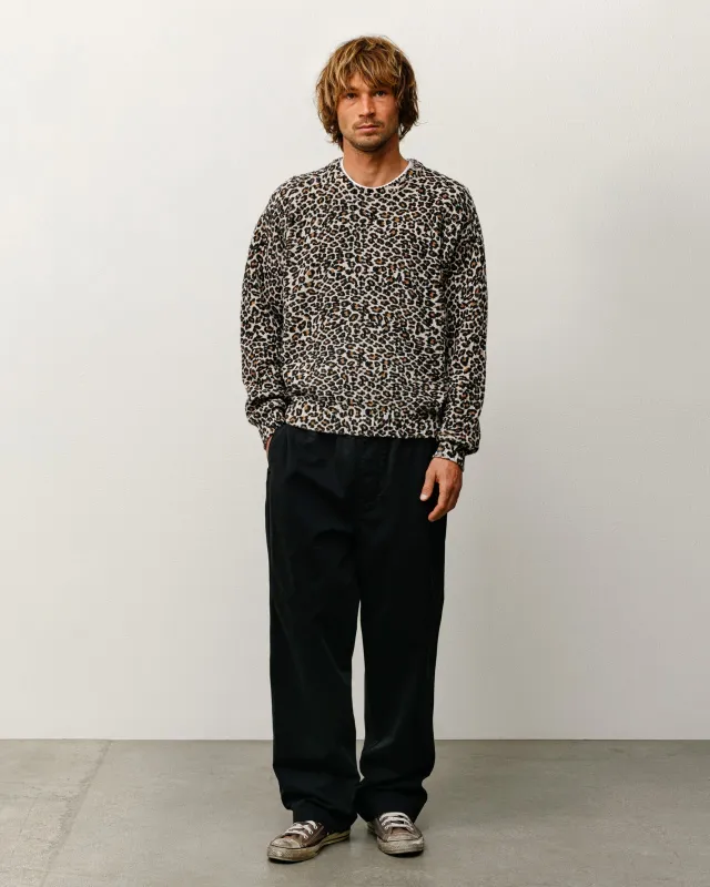 LEOPARD SWEATER sold by Stussy