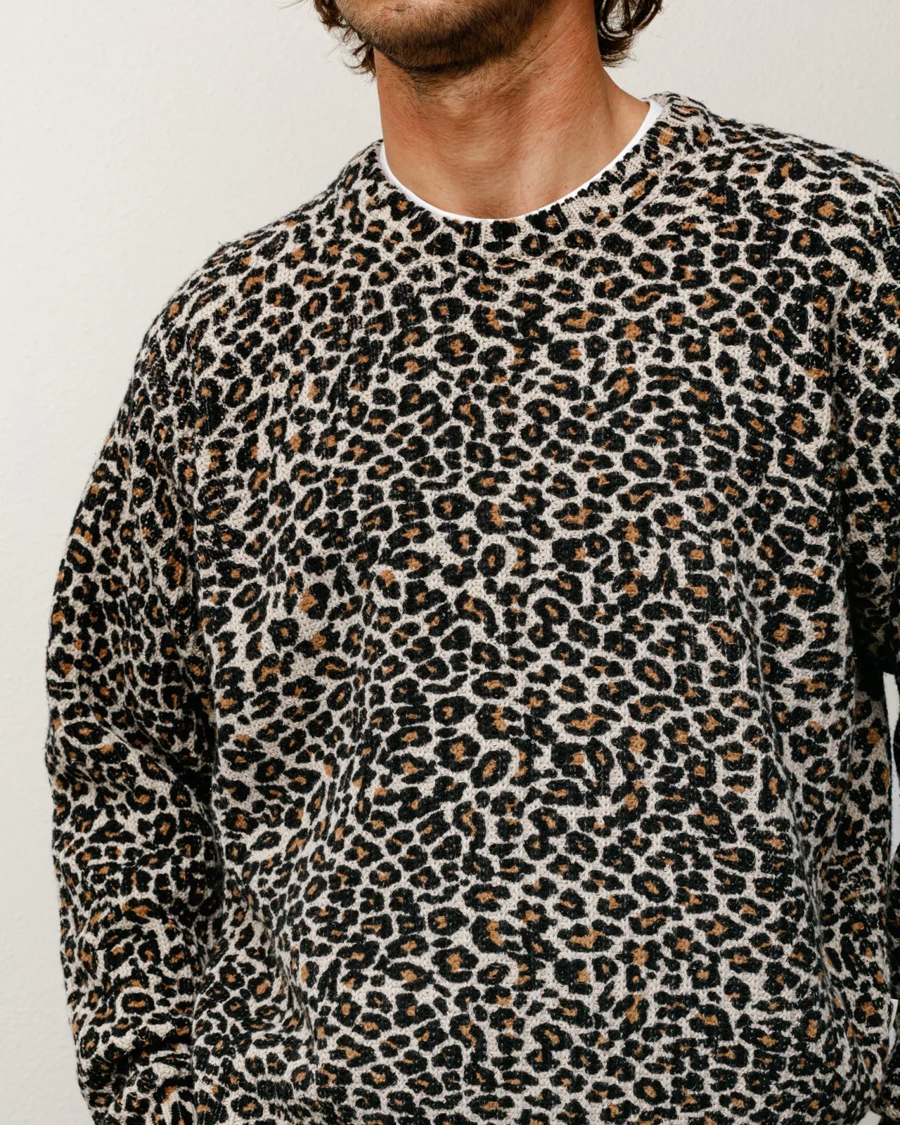 LEOPARD SWEATER sold by Stussy product image thumbnail 2