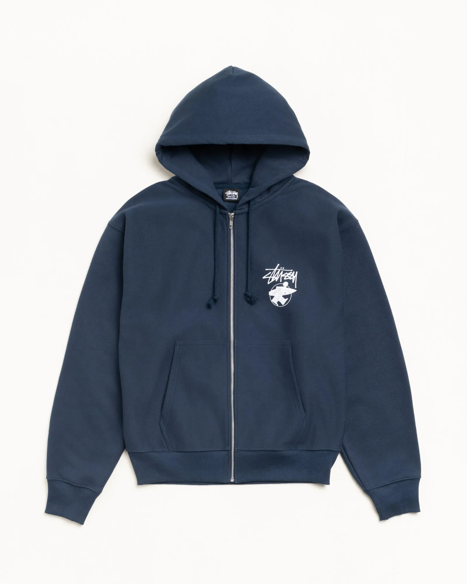 LONG HAUL ZIP HOODIE sold by Stussy