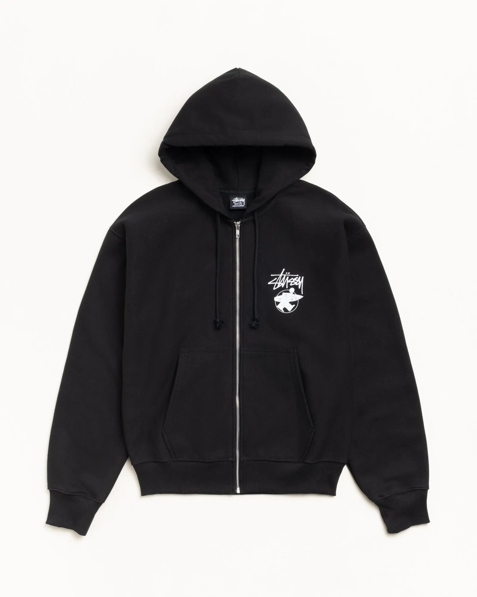 LONG HAUL ZIP HOODIE sold by Stussy