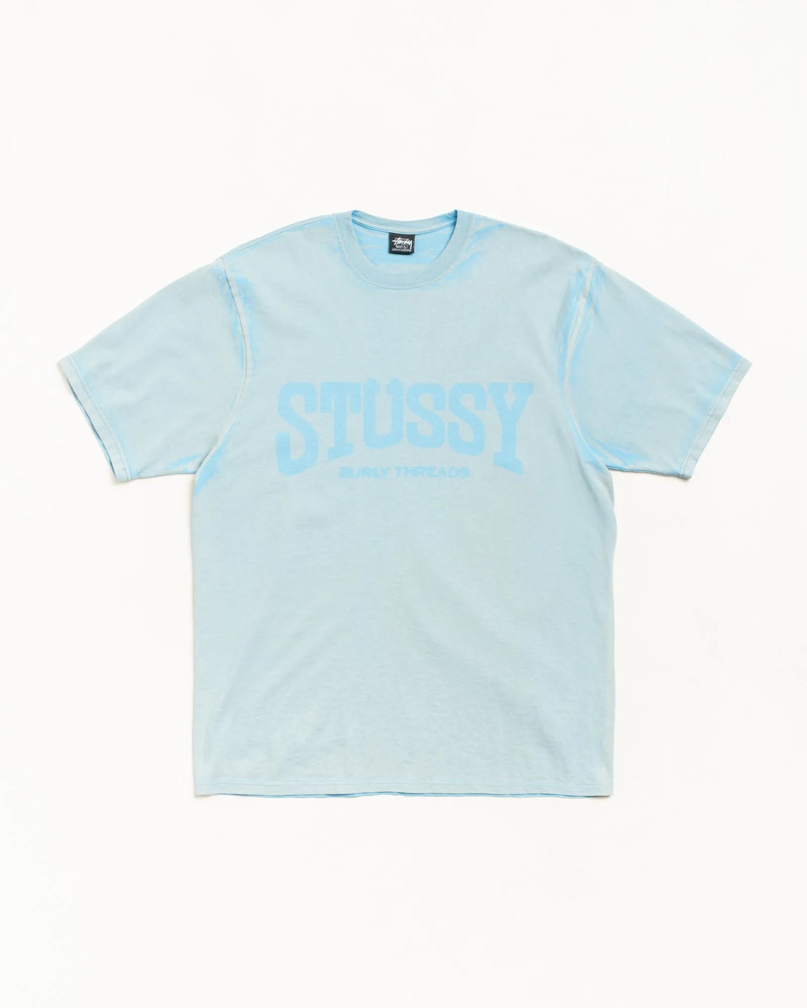 BURLY STONE WASHED TEE sold by Stussy