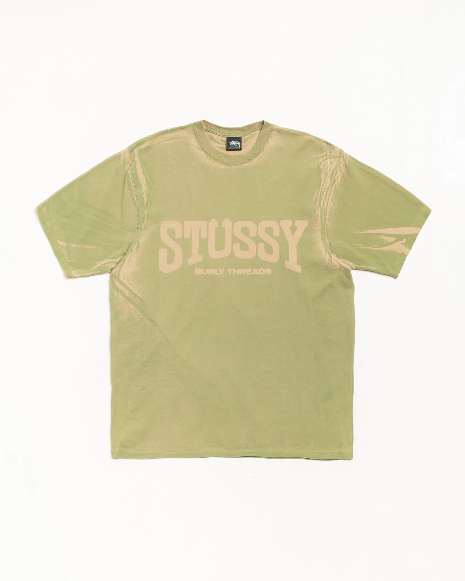 BURLY STONE WASHED TEE sold by Stussy