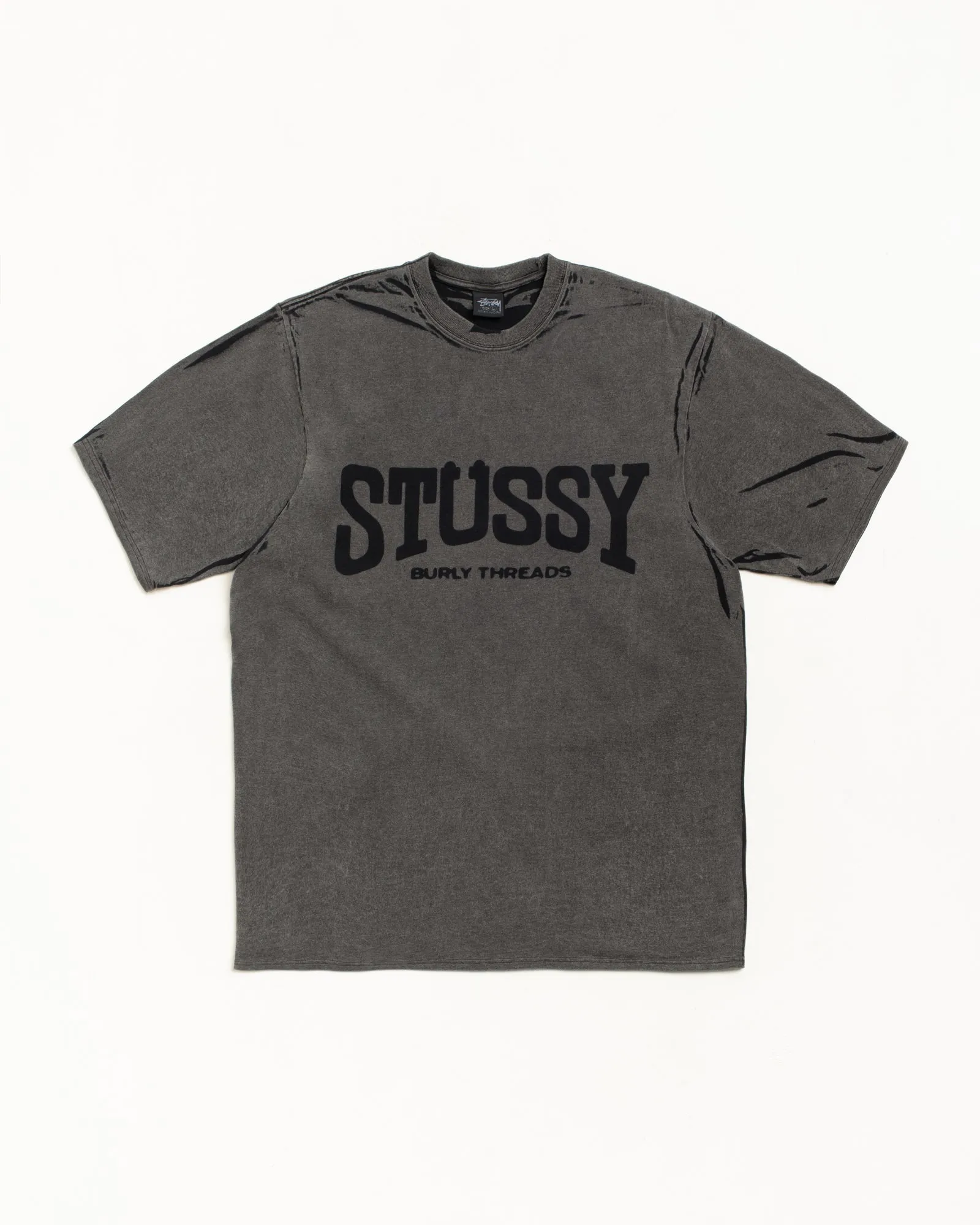 BURLY STONE WASHED TEE sold by Stussy