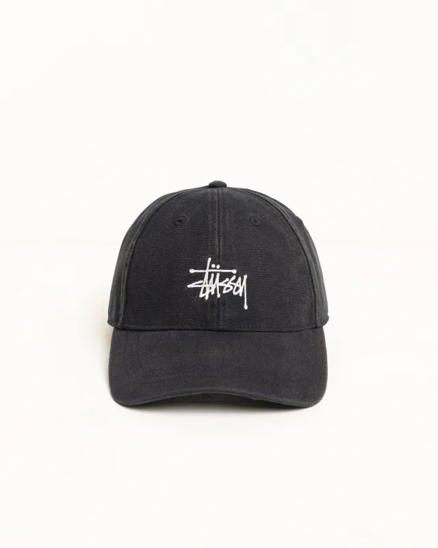 BASIC STÜSSY CAP WASHED CANVAS sold by Stussy