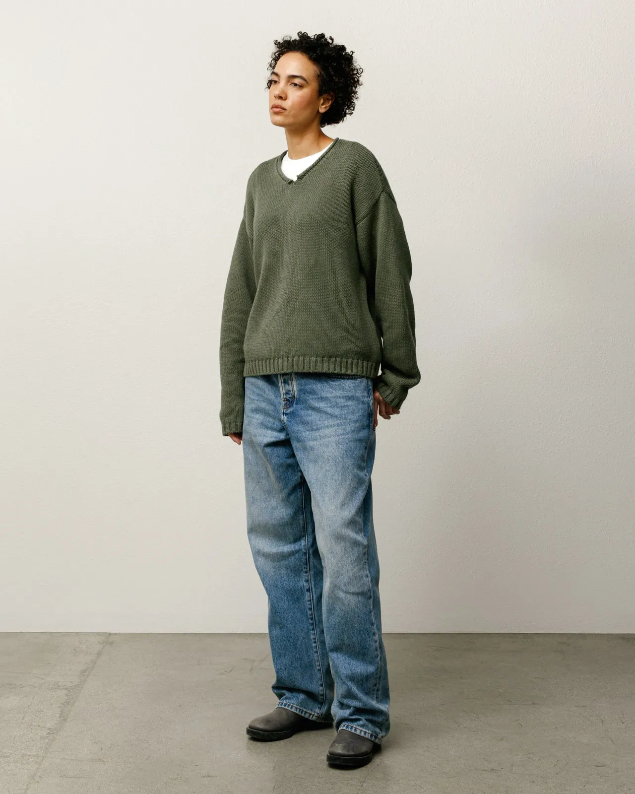 ROLL V NECK SWEATER sold by Stussy product image thumbnail 5