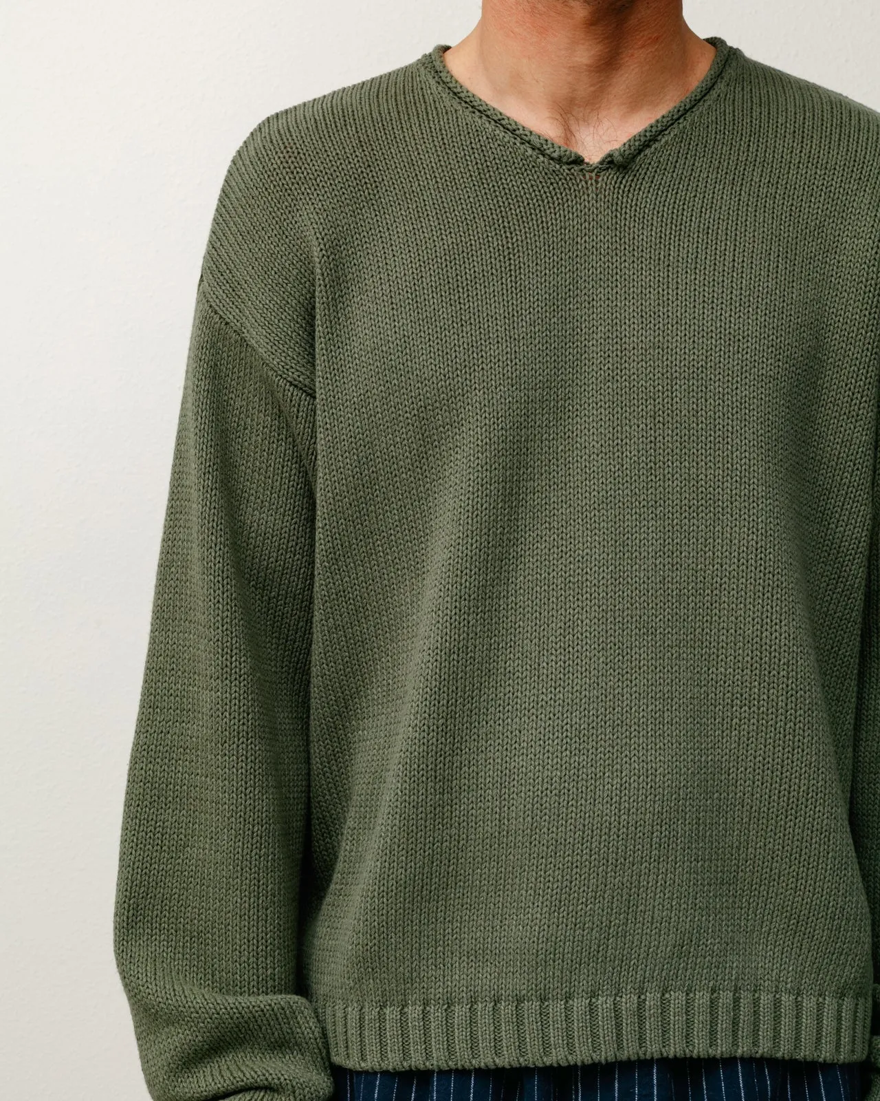ROLL V NECK SWEATER sold by Stussy product image thumbnail 2