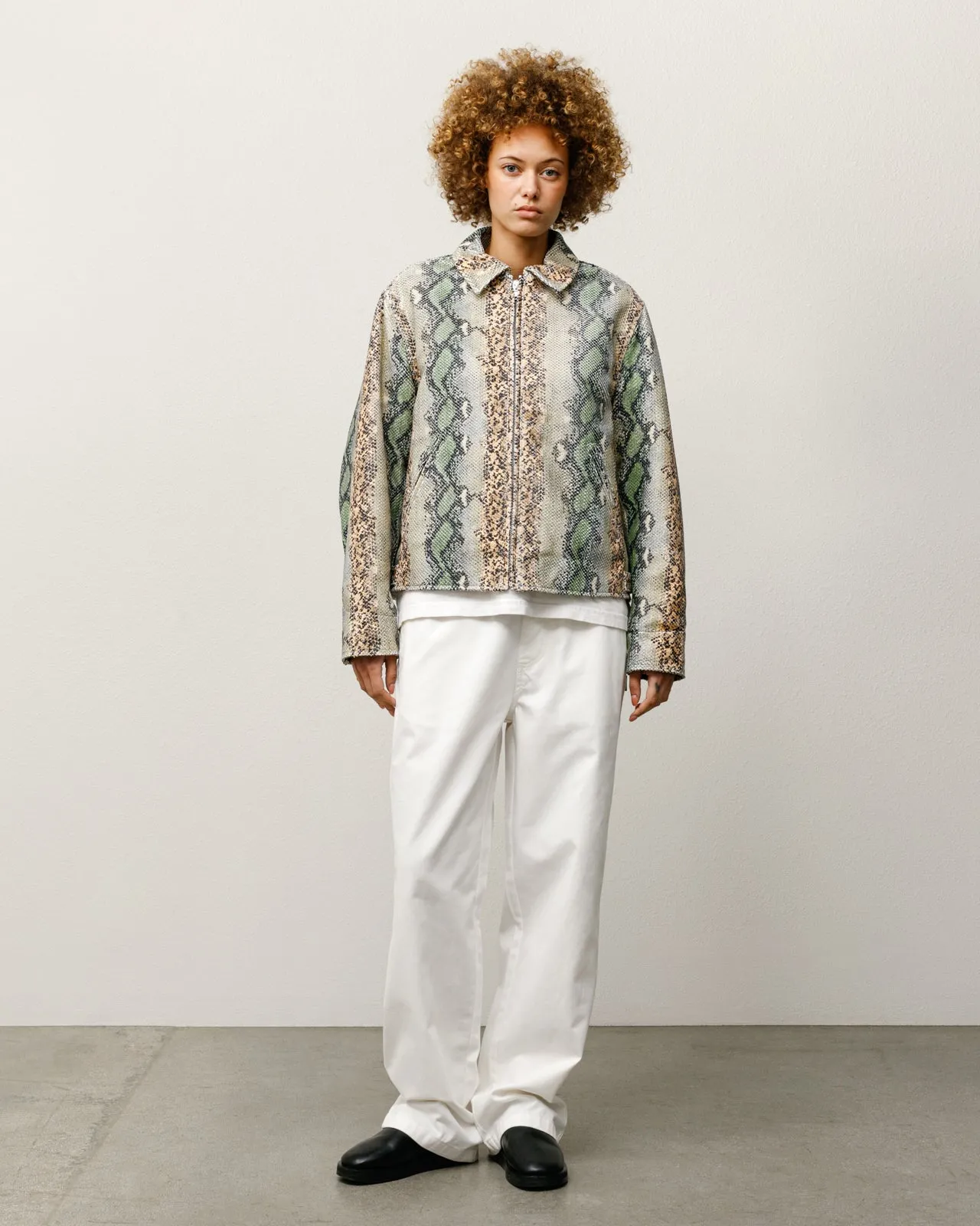 GARAGE JACKET LEATHER sold by Stussy product image thumbnail 3