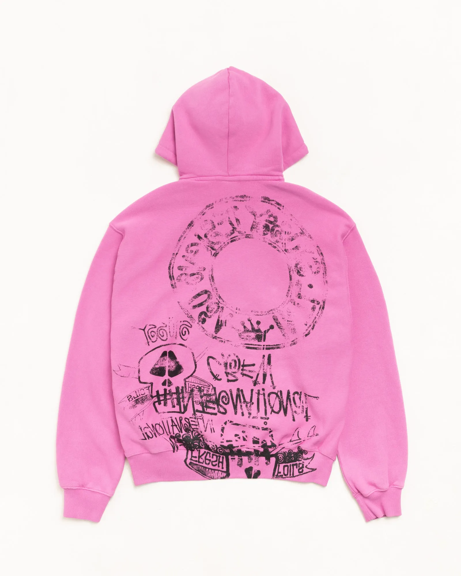 SKULLS ZIP HOODIE PIGMENT DYED sold by Stussy product image thumbnail 2