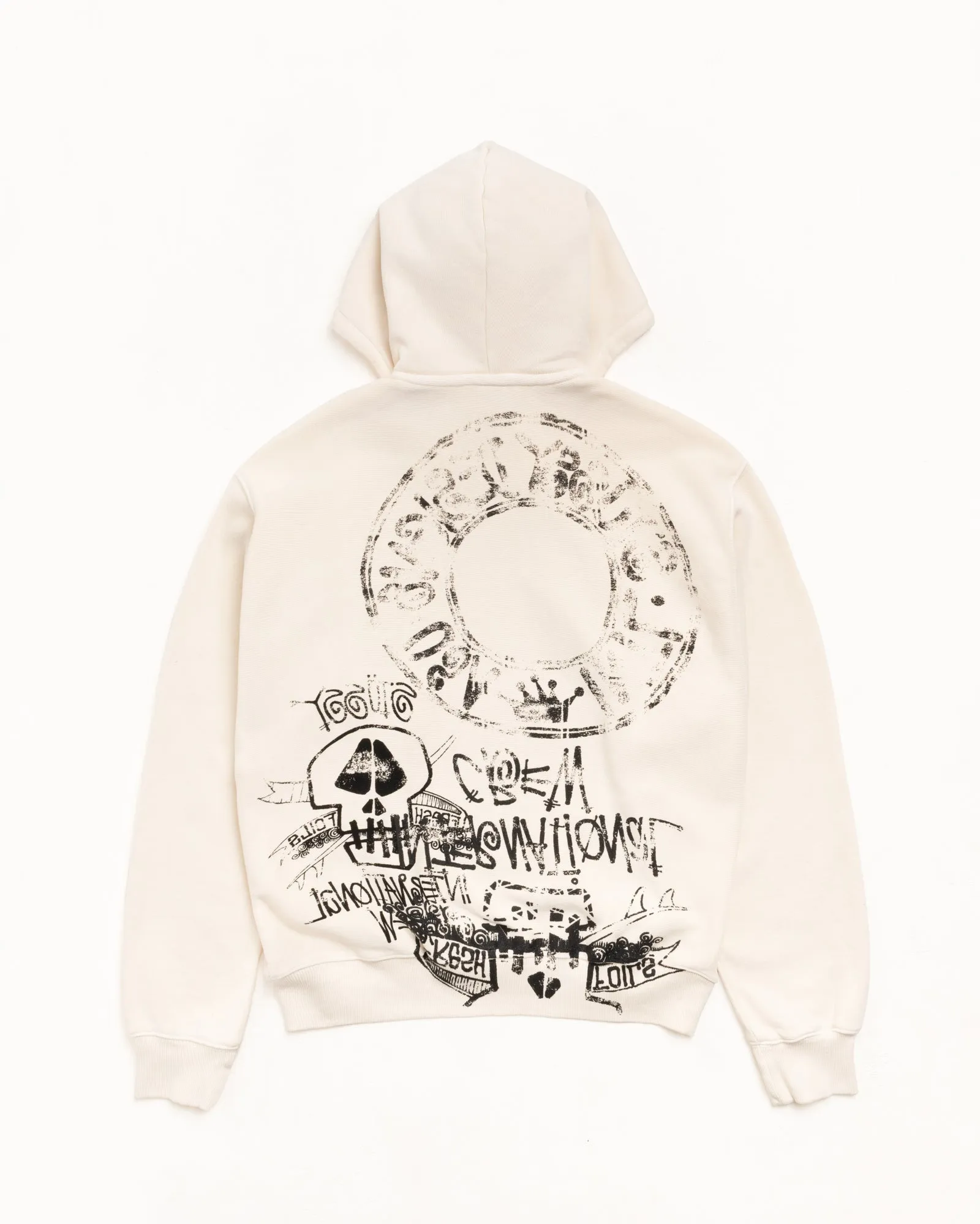 SKULLS ZIP HOODIE PIGMENT DYED sold by Stussy product image thumbnail 2
