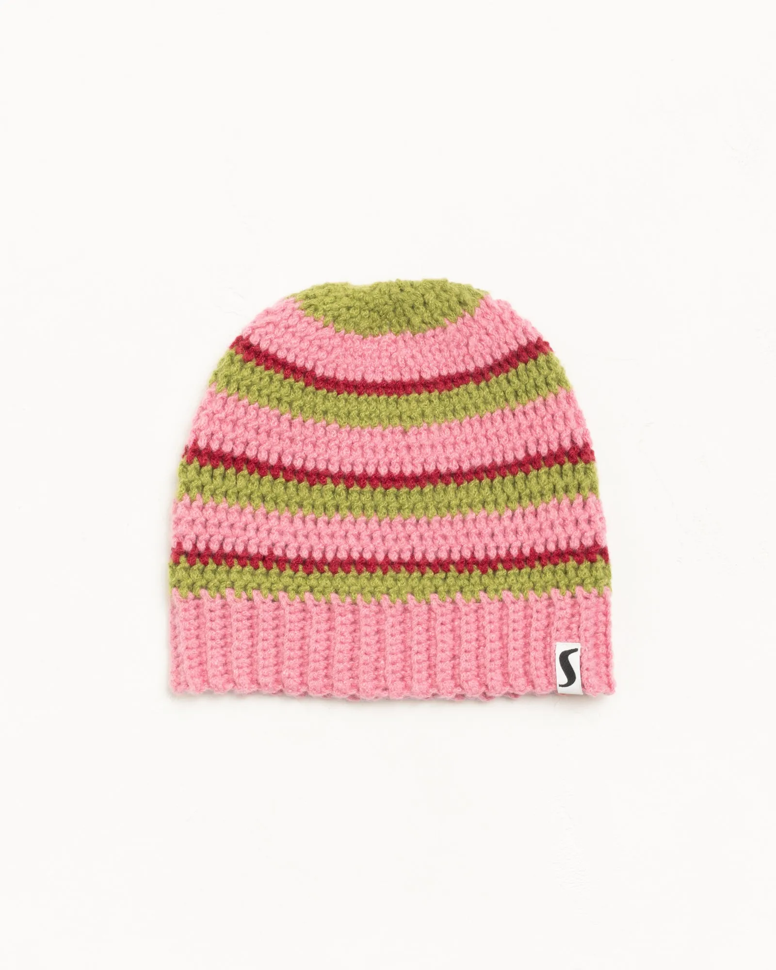 STRIPE KNIT SKULLCAP sold by Stussy