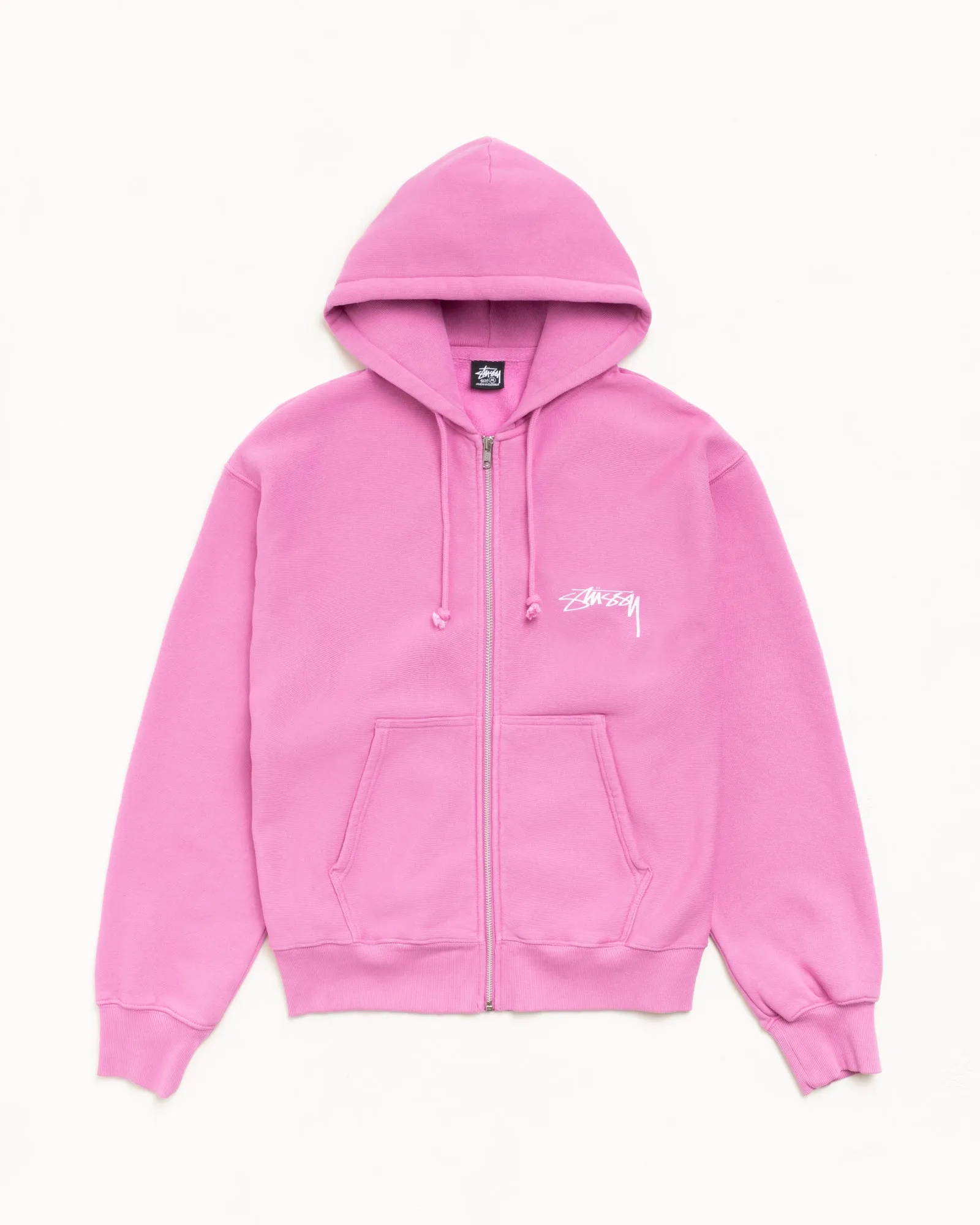 SKATE STACK ZIP HOODIE PIGMENT DYED sold by Stussy