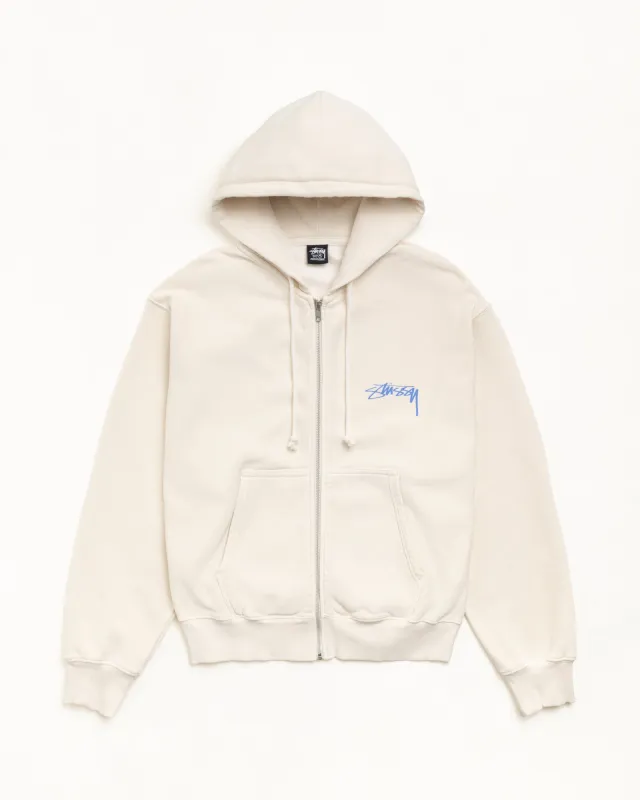 SKATE STACK ZIP HOODIE PIGMENT DYED made by Stussy