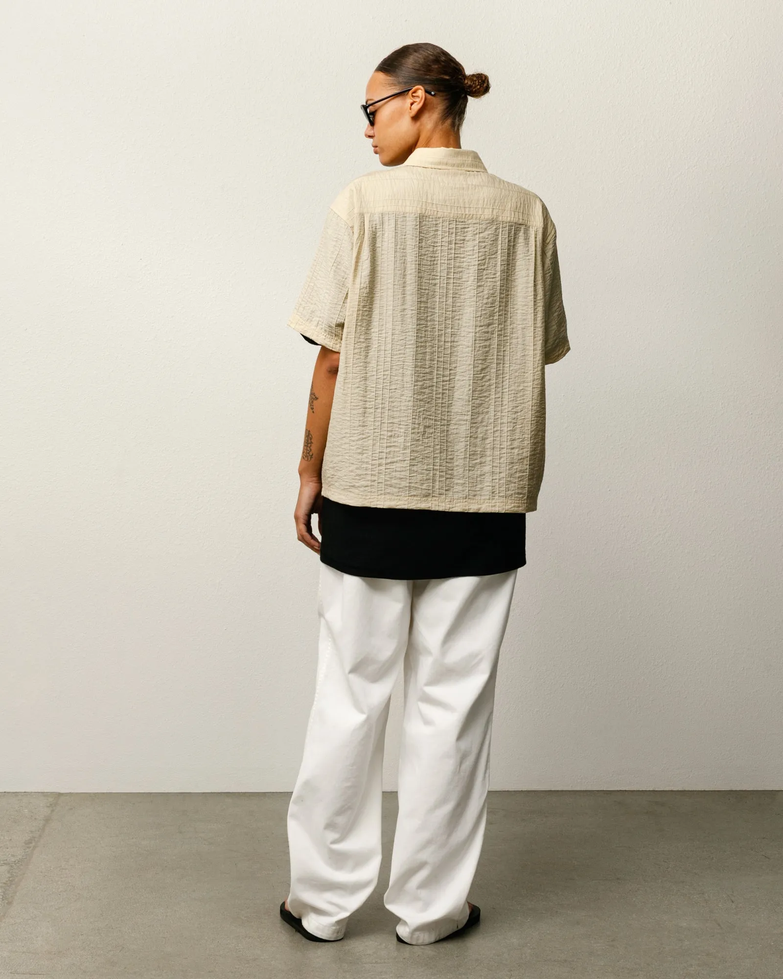 PLEATED TEXTURED SHIRT sold by Stussy product image thumbnail 2