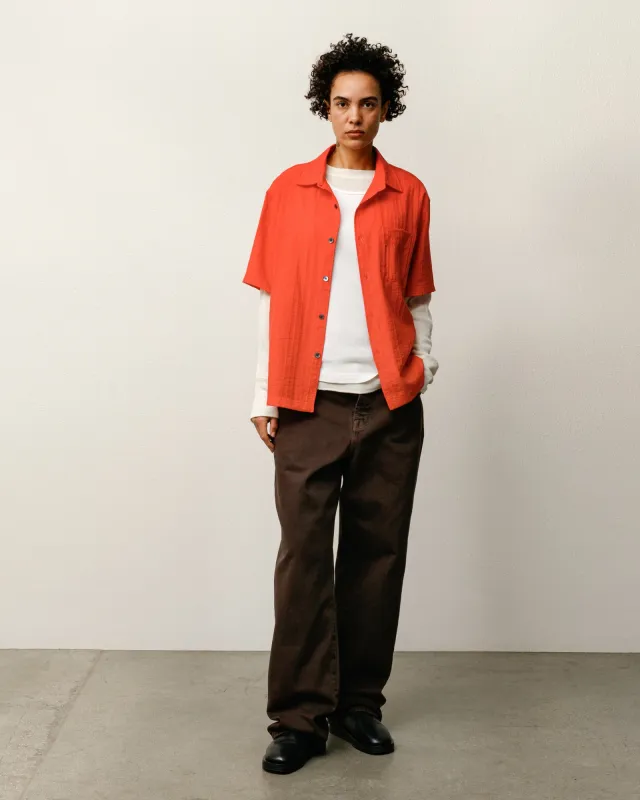 PLEATED TEXTURED SHIRT made by Stussy