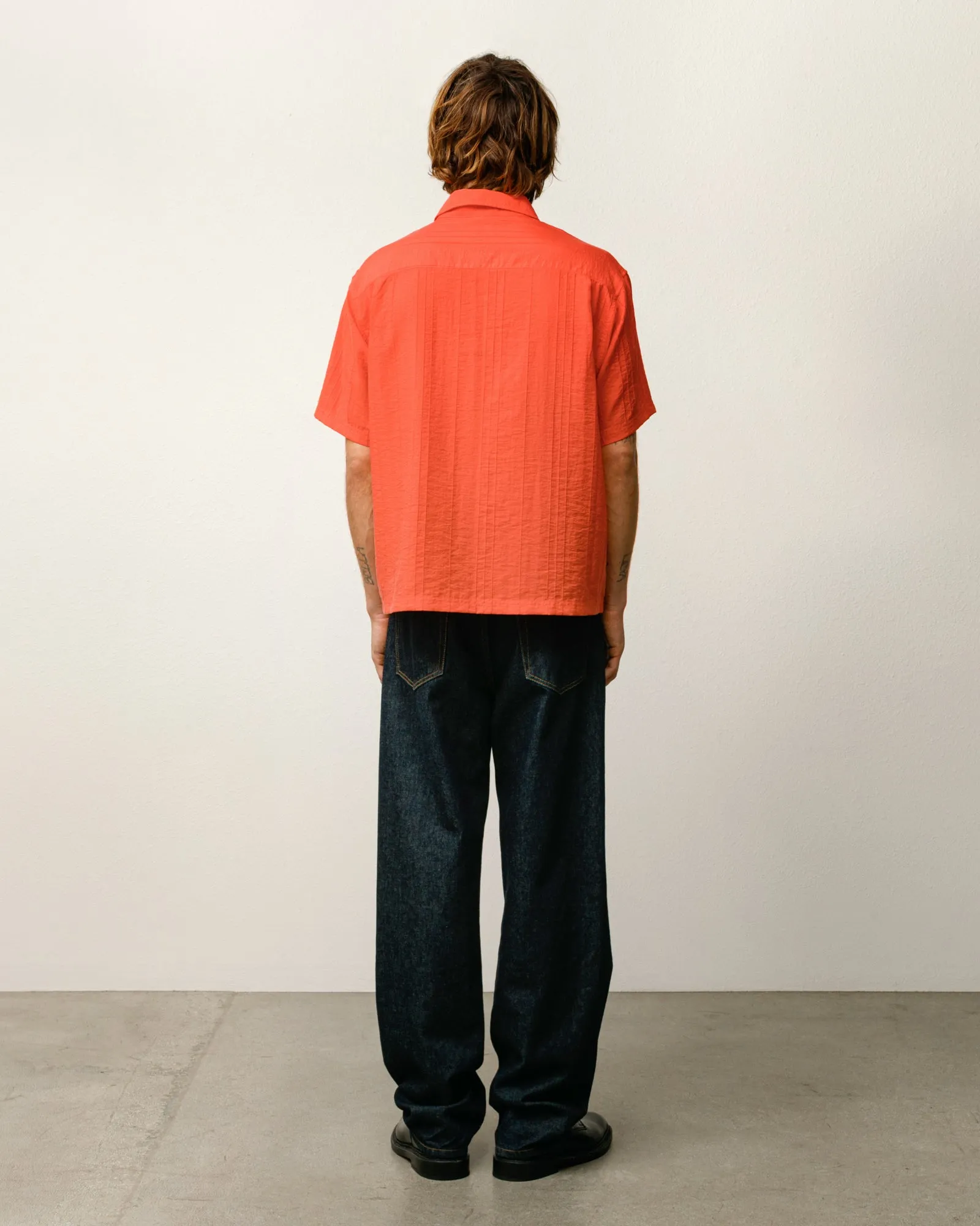 PLEATED TEXTURED SHIRT sold by Stussy product image thumbnail 5