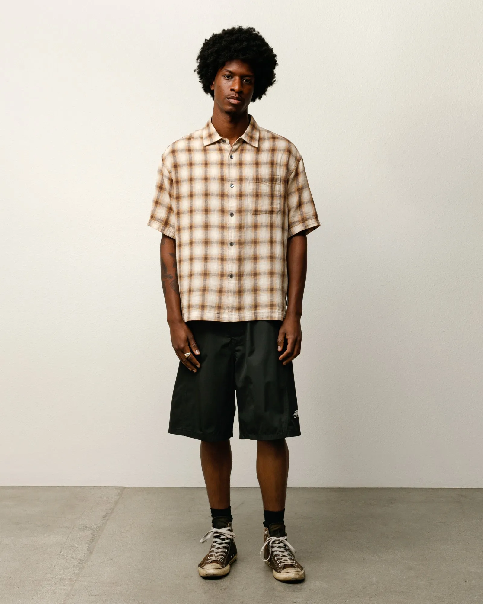 LIAM SS PLAID SHIRT sold by Stussy product image thumbnail 4