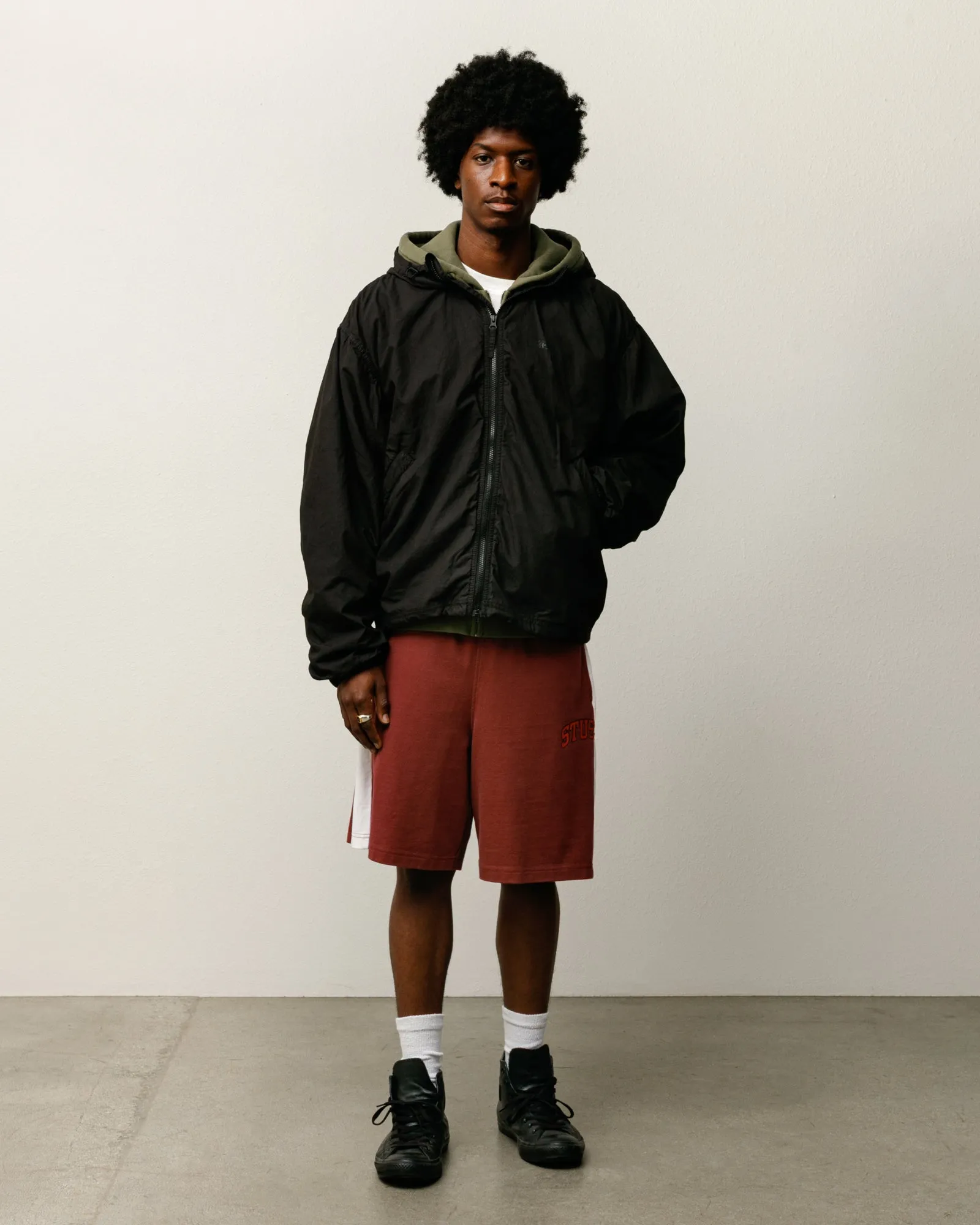 DOUBLE COTTON HOODED JACKET sold by Stussy product image thumbnail 5