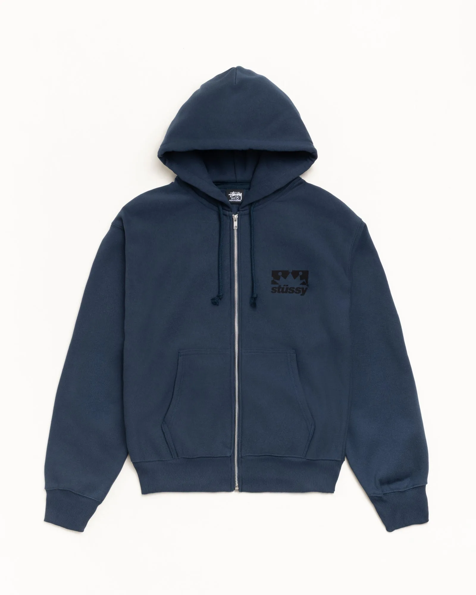 BOX CROWN ZIP HOODIE sold by Stussy