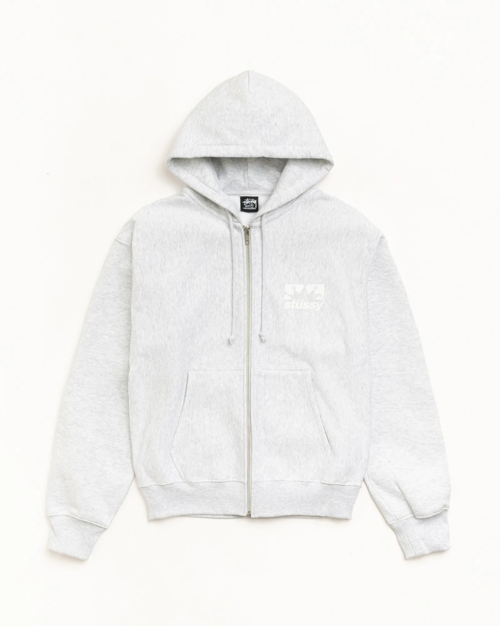 BOX CROWN ZIP HOODIE sold by Stussy