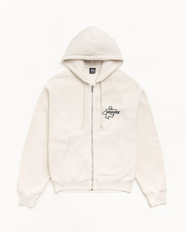 SURF SIZE ZIP HOODIE made by Stussy