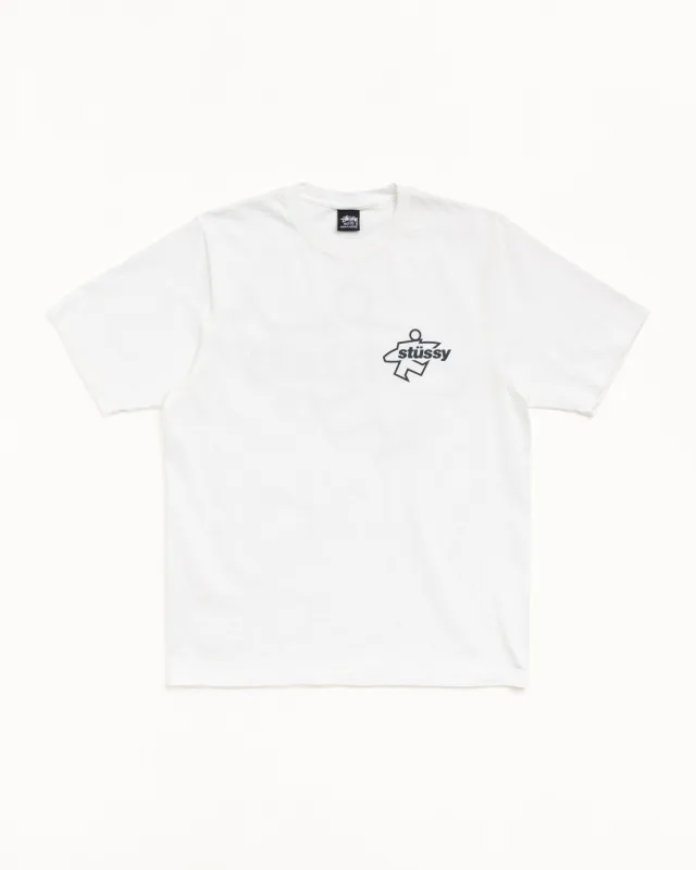 SURF SIZE TEE PIGMENT DYED made by Stussy