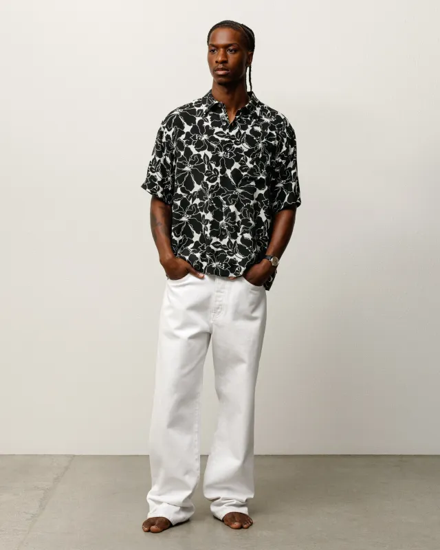 FLORAL HAWAIIAN SHIRT made by Stussy