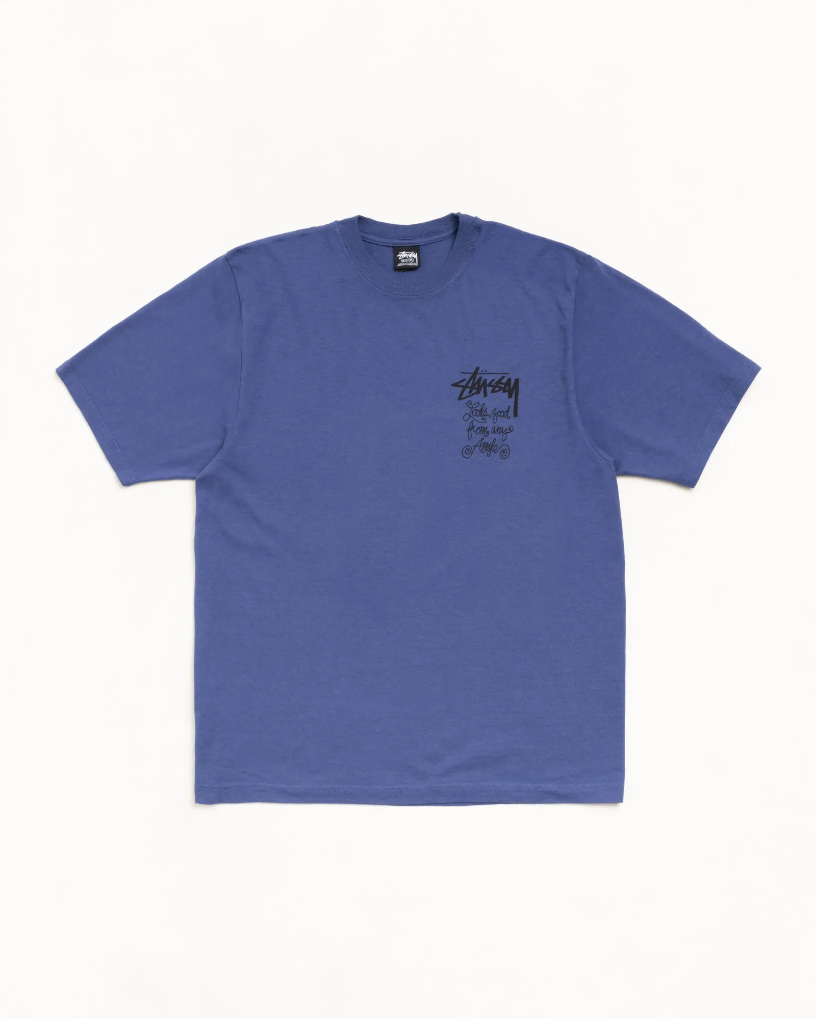 ANY ANGLE TEE PIGMENT DYED sold by Stussy