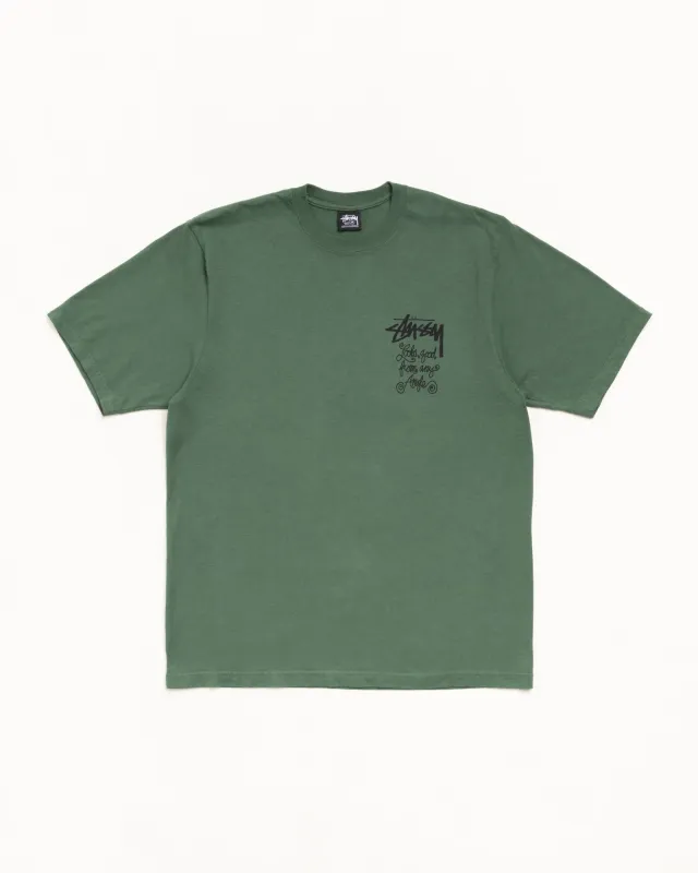 ANY ANGLE TEE PIGMENT DYED made by Stussy