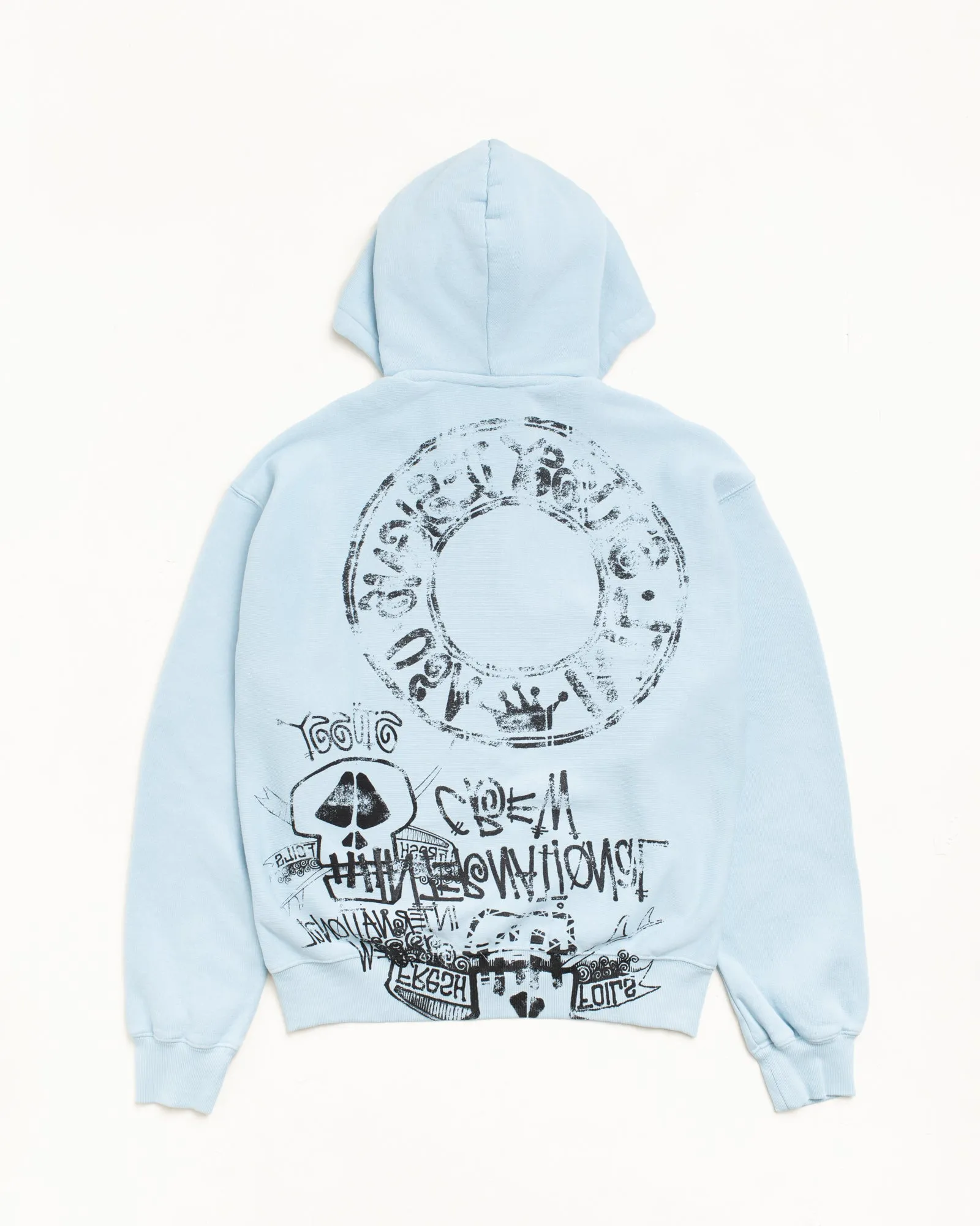 SKULLS ZIP HOODIE PIGMENT DYED sold by Stussy product image thumbnail 2