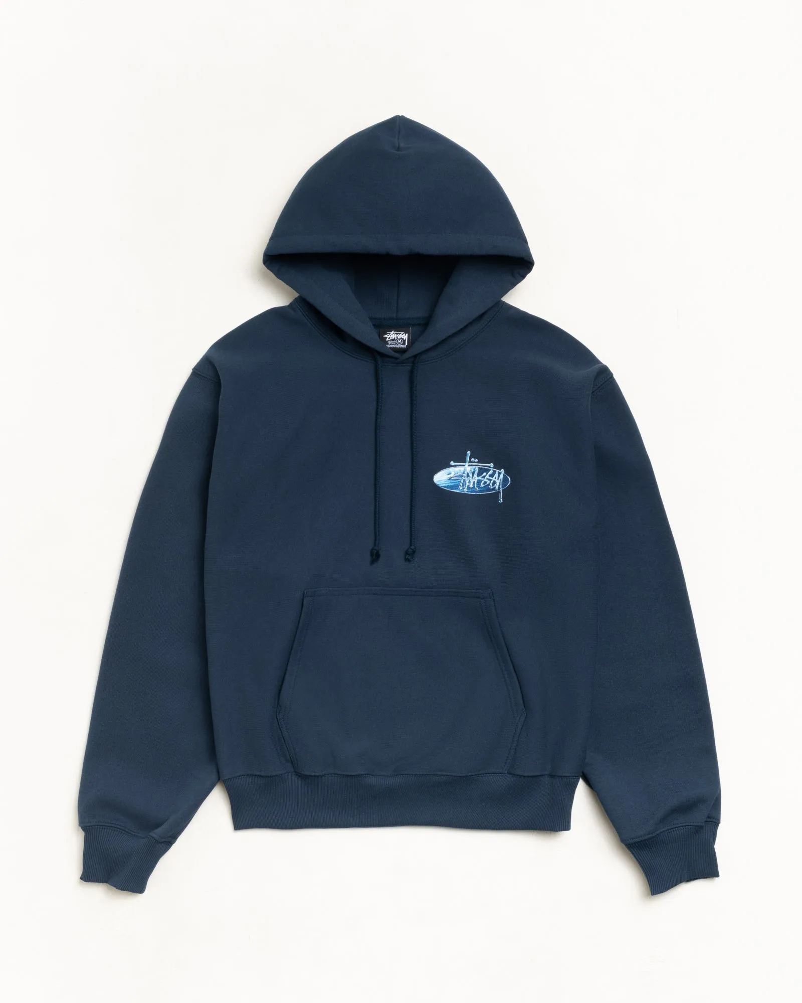 WAVE OVAL HOODIE sold by Stussy