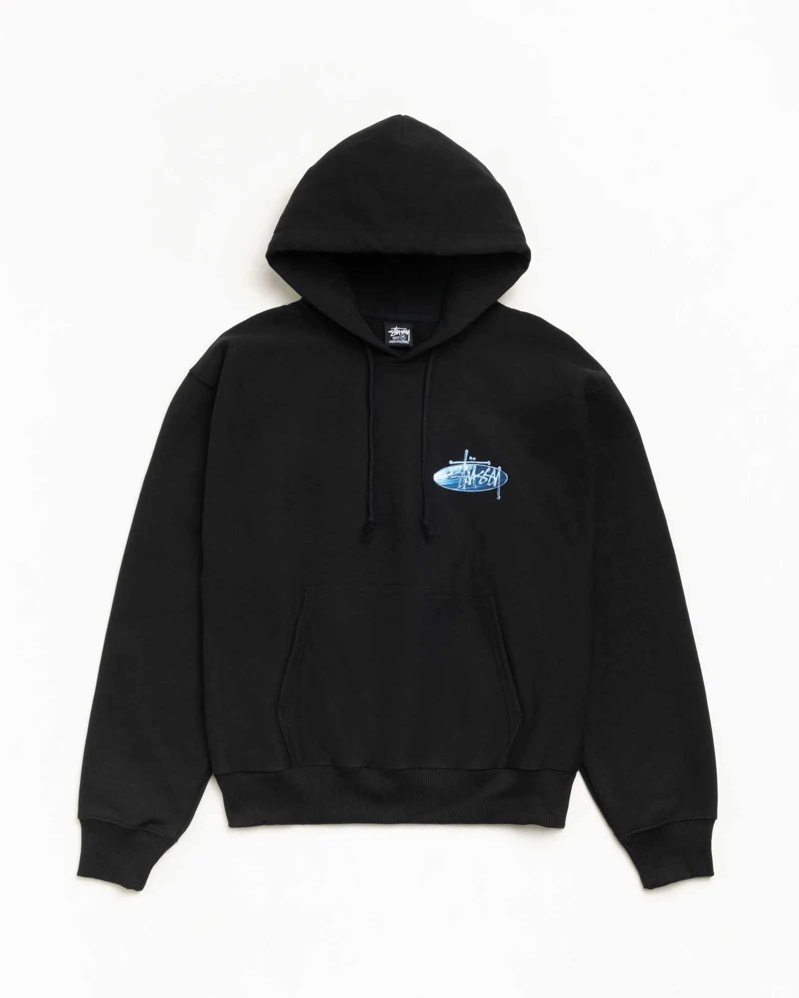 WAVE OVAL HOODIE sold by Stussy