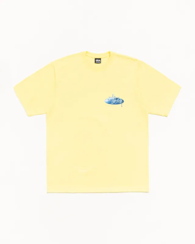 WAVE OVAL TEE made by Stussy