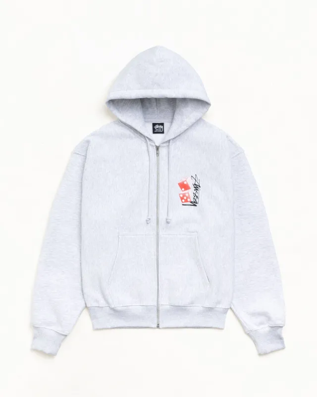 TALL DICE ZIP HOODIE made by Stussy