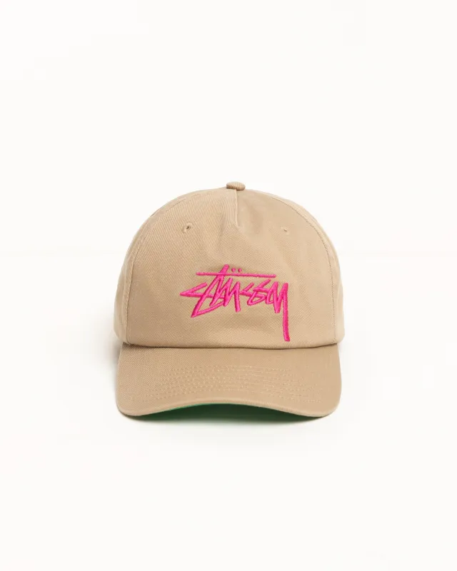 MID-DEPTH BIG STOCK SNAPBACK made by Stussy