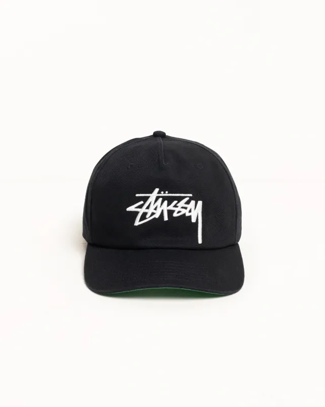 BIG STOCK SNAPBACK CAP made by Stussy