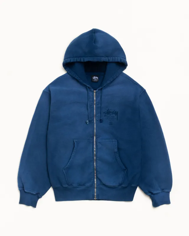 WORLD TOUR ZIP HOODIE made by Stussy