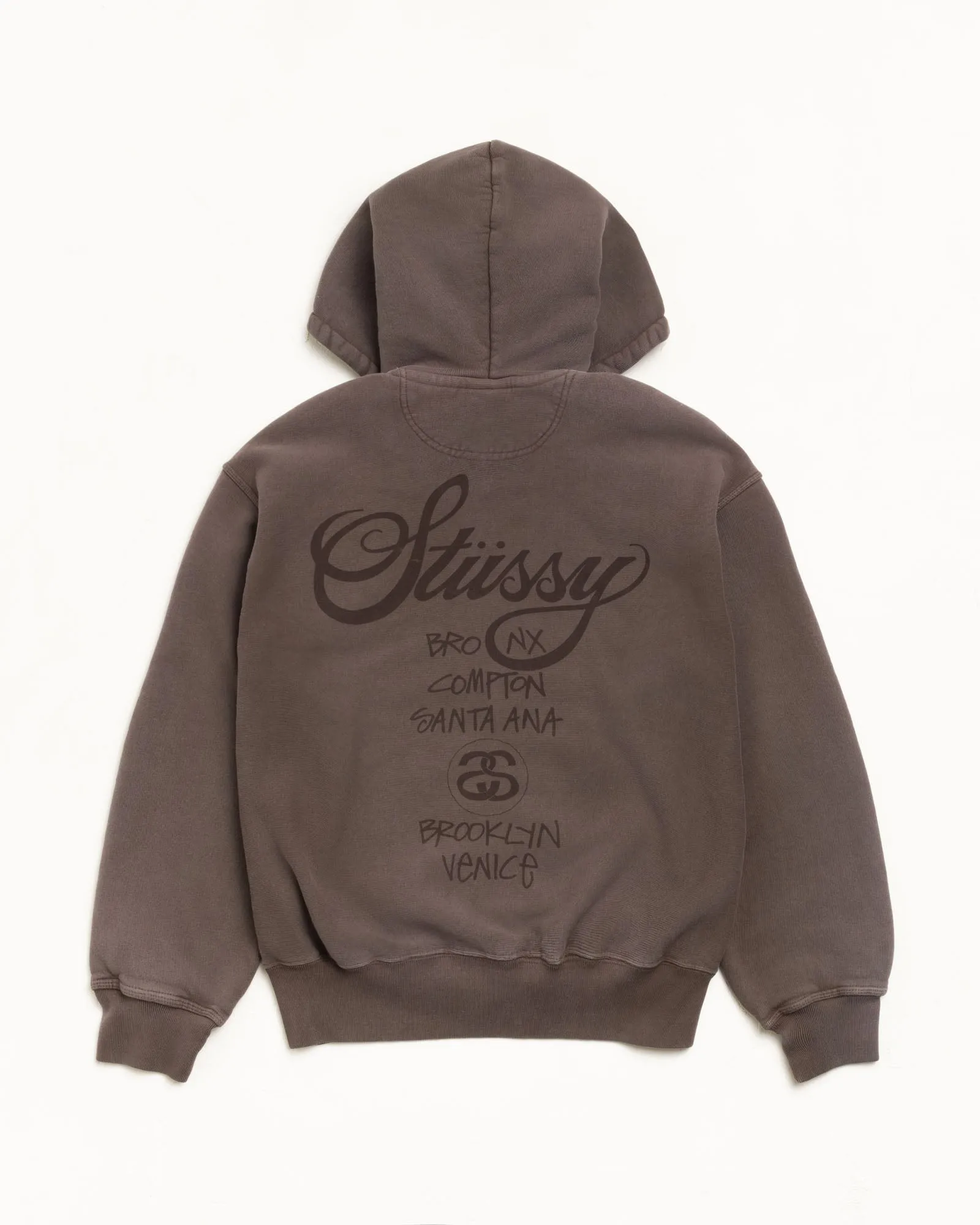 WORLD TOUR ZIP HOODIE sold by Stussy product image thumbnail 2