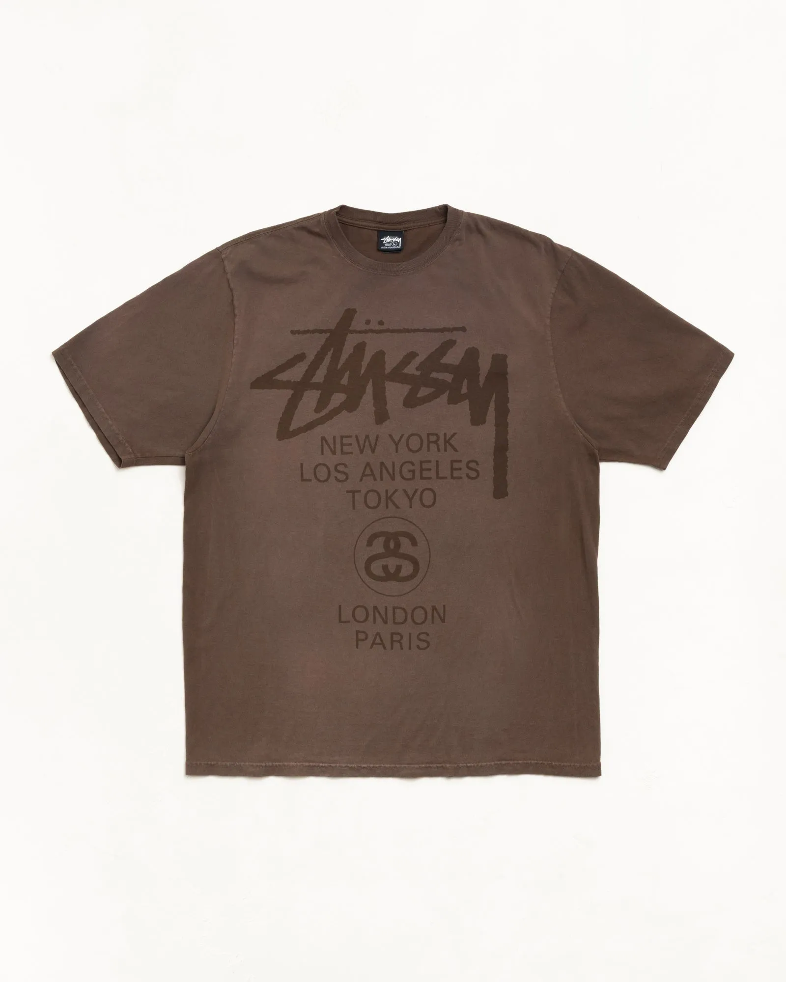WORLD TOUR TEE sold by Stussy