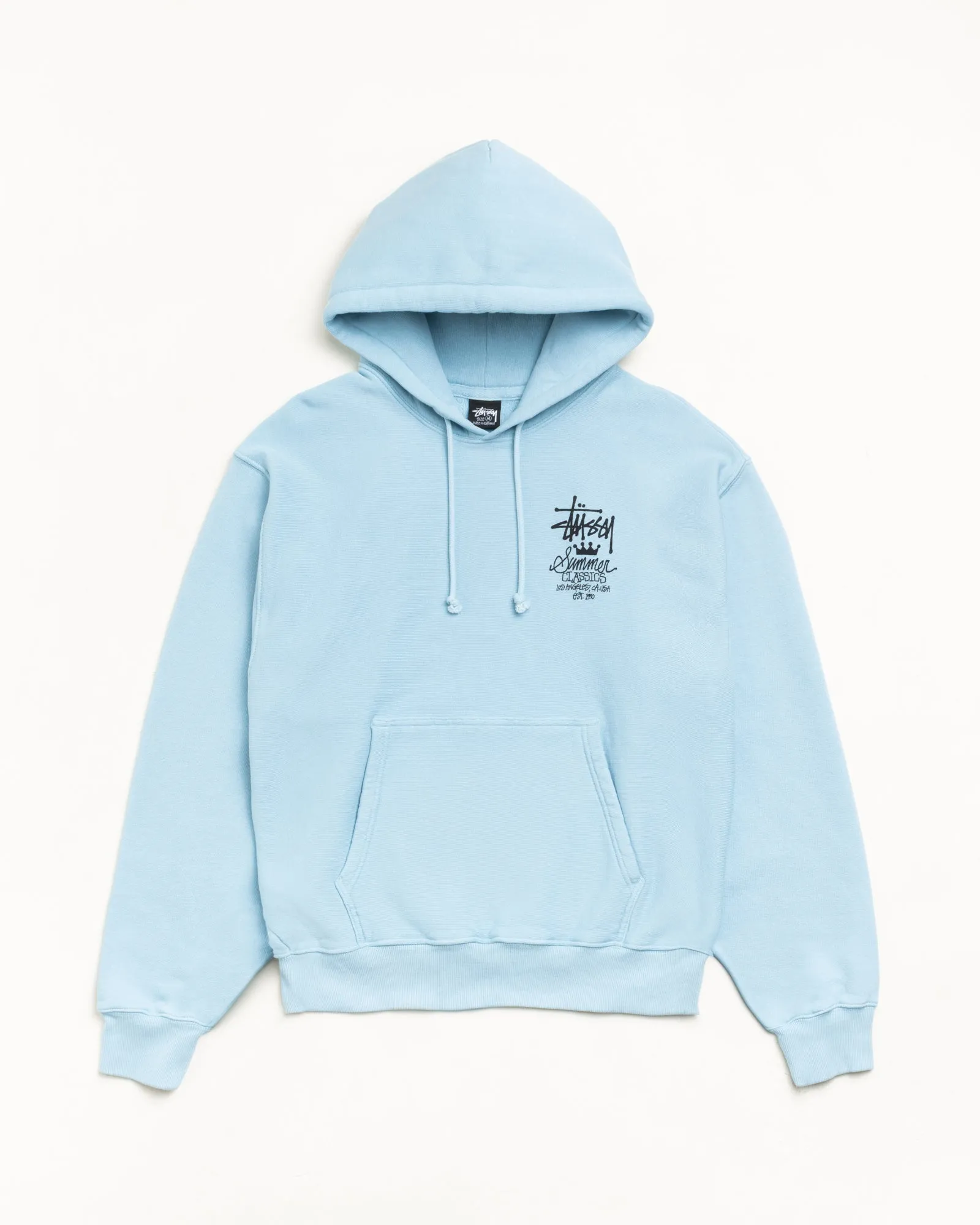 SUMMER CLASSICS HOODIE GARMENT DYED sold by Stussy