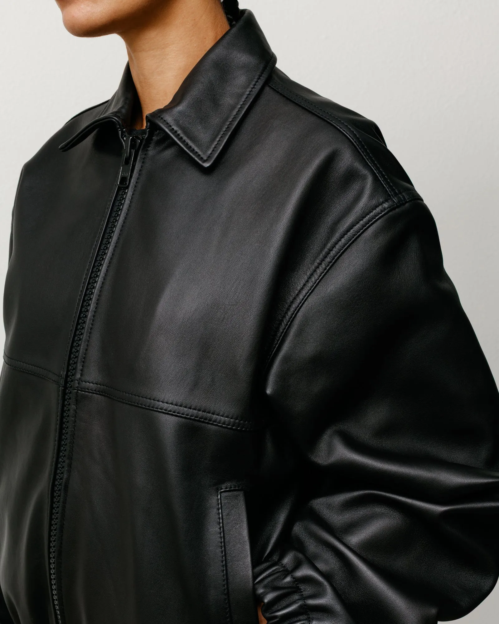 LEATHER WORK JACKET sold by Stussy product image thumbnail 2