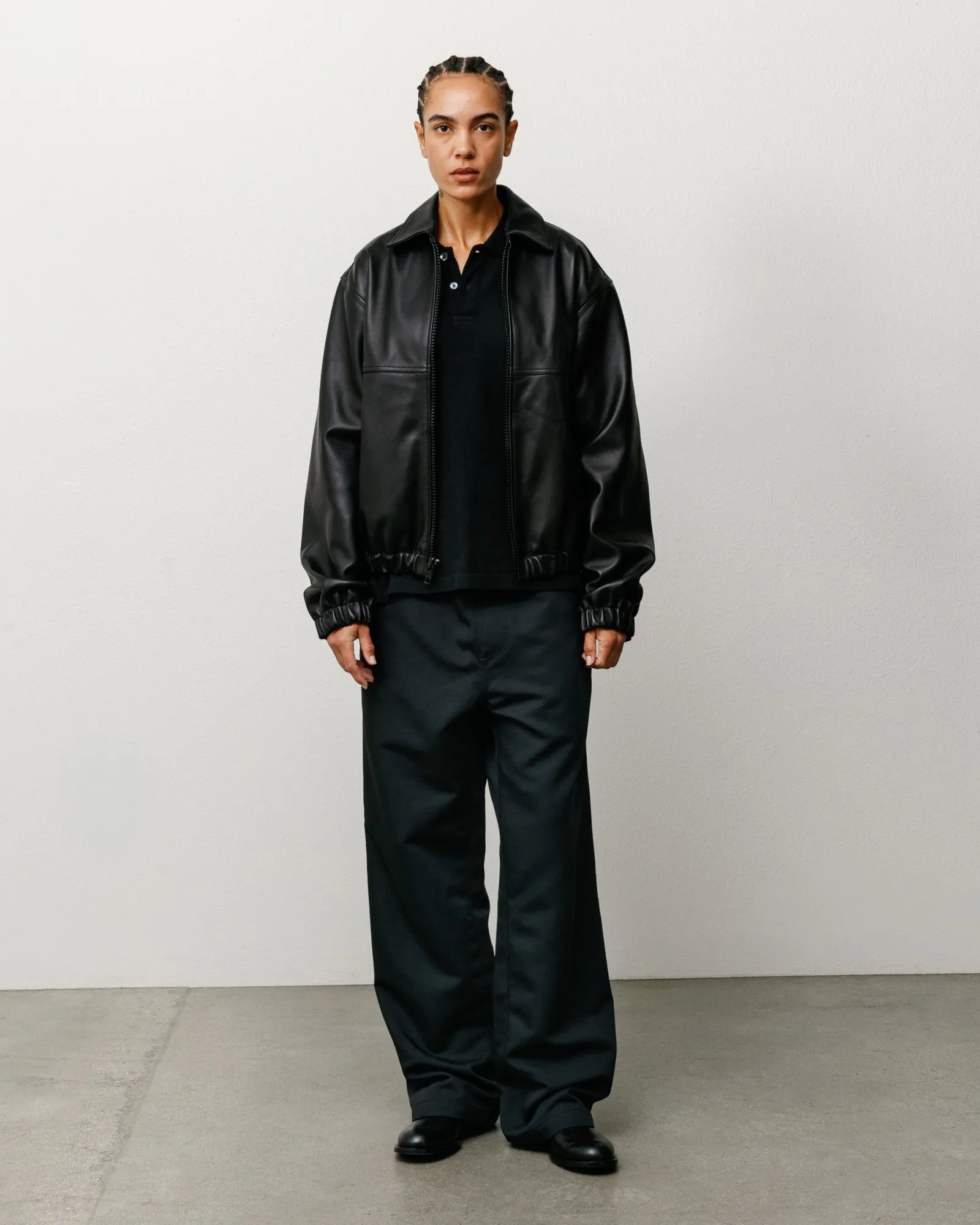 LEATHER WORK JACKET sold by Stussy