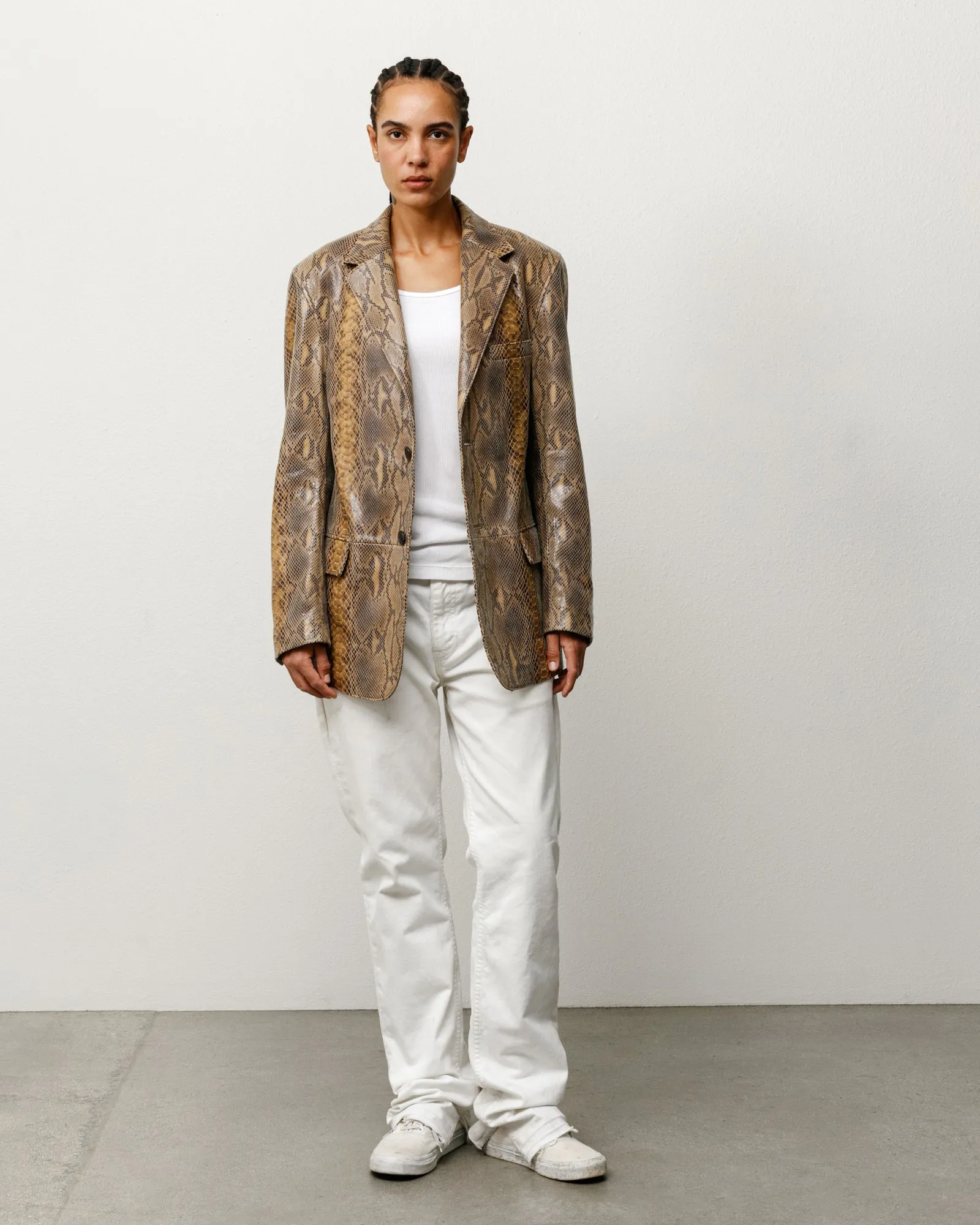 LEATHER BLAZER sold by Stussy product image thumbnail 4