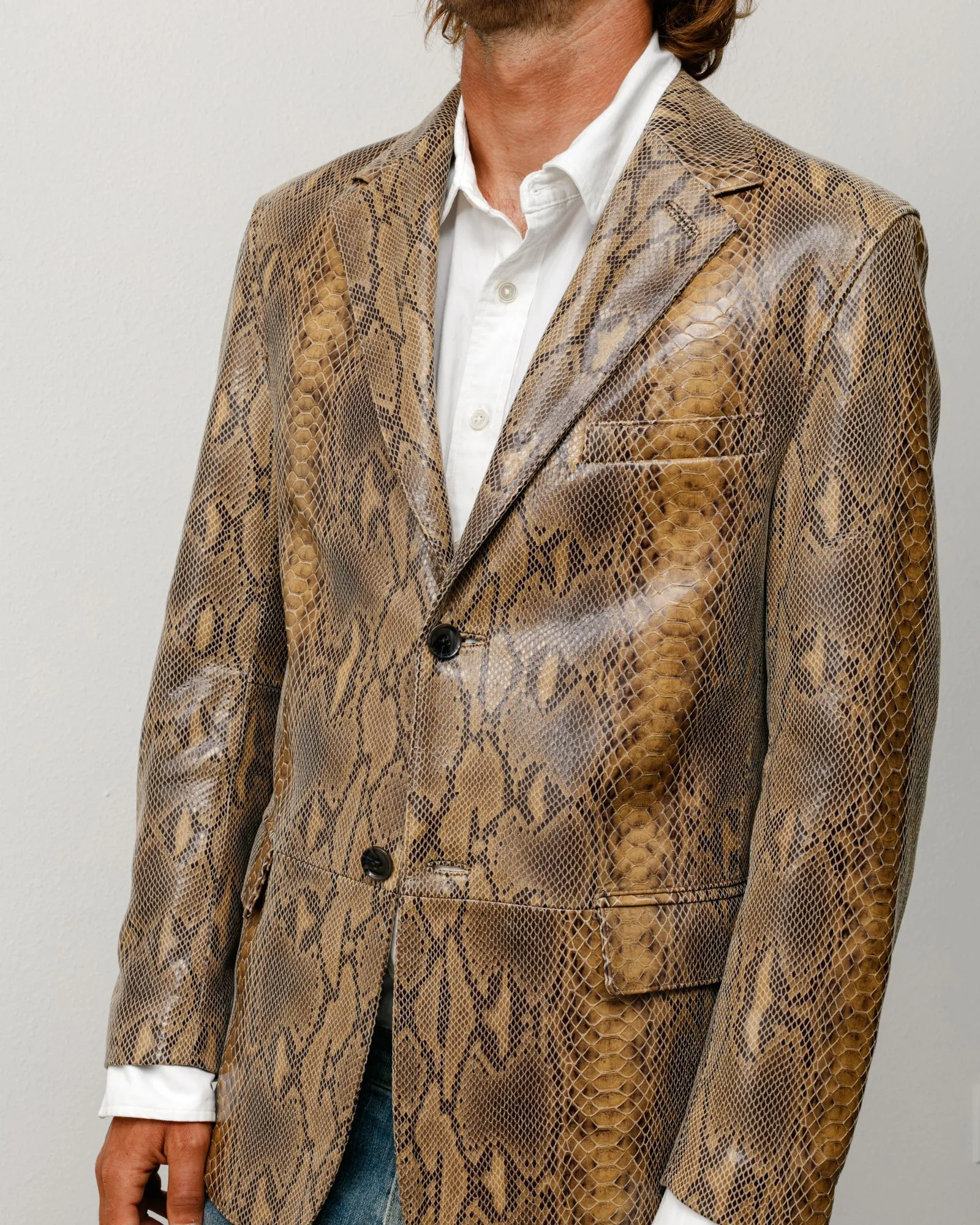 LEATHER BLAZER sold by Stussy product image thumbnail 2
