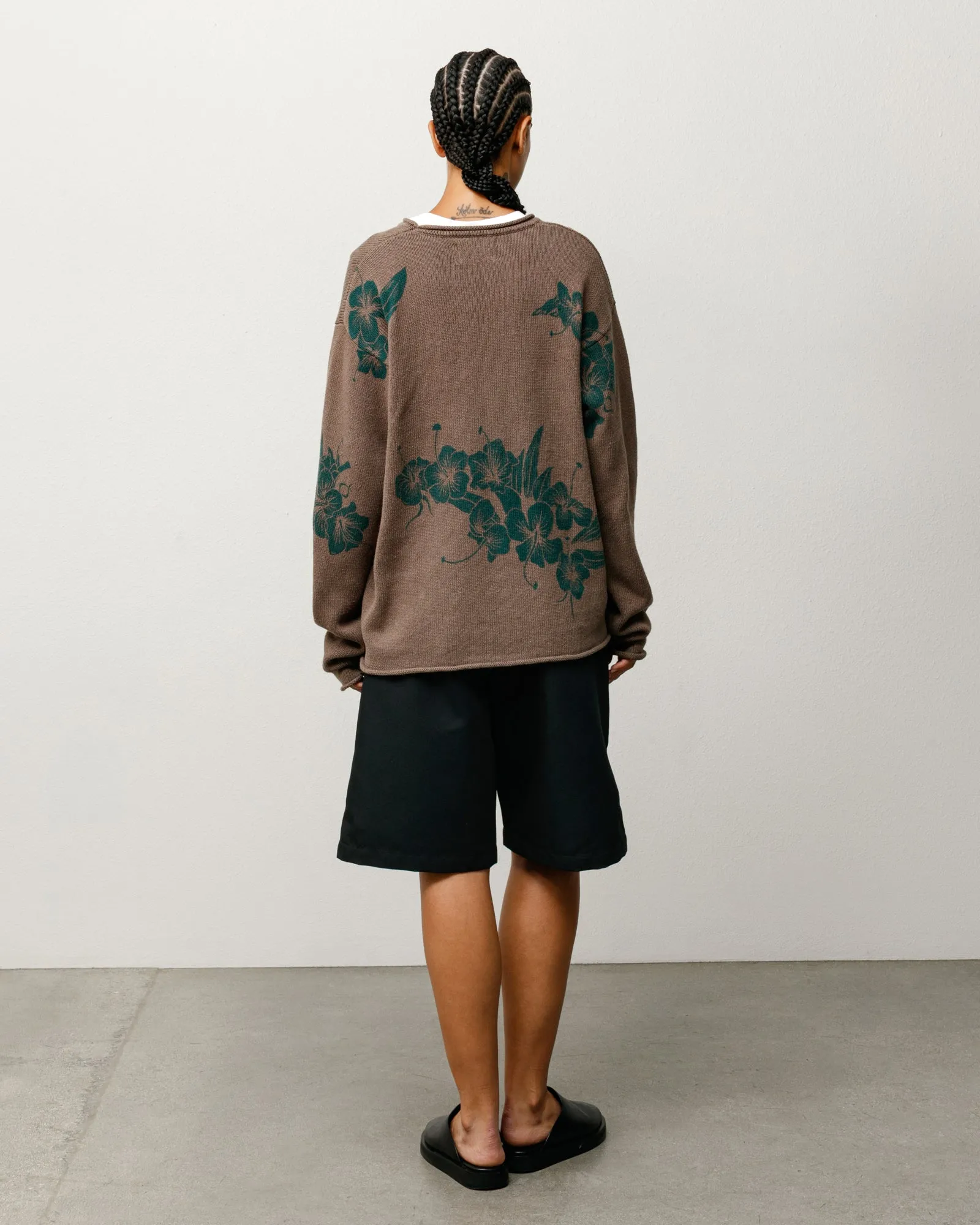 FLORAL ROLL NECK SWEATER sold by Stussy product image thumbnail 2