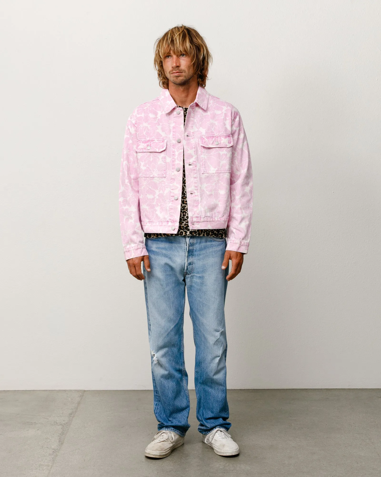 DENIM TRUCKER JACKET sold by Stussy product image thumbnail 4