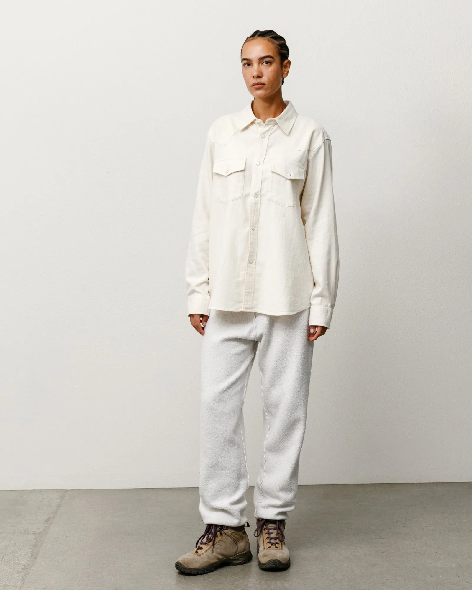 COTTON SILK WESTERN SHIRT sold by Stussy product image thumbnail 3