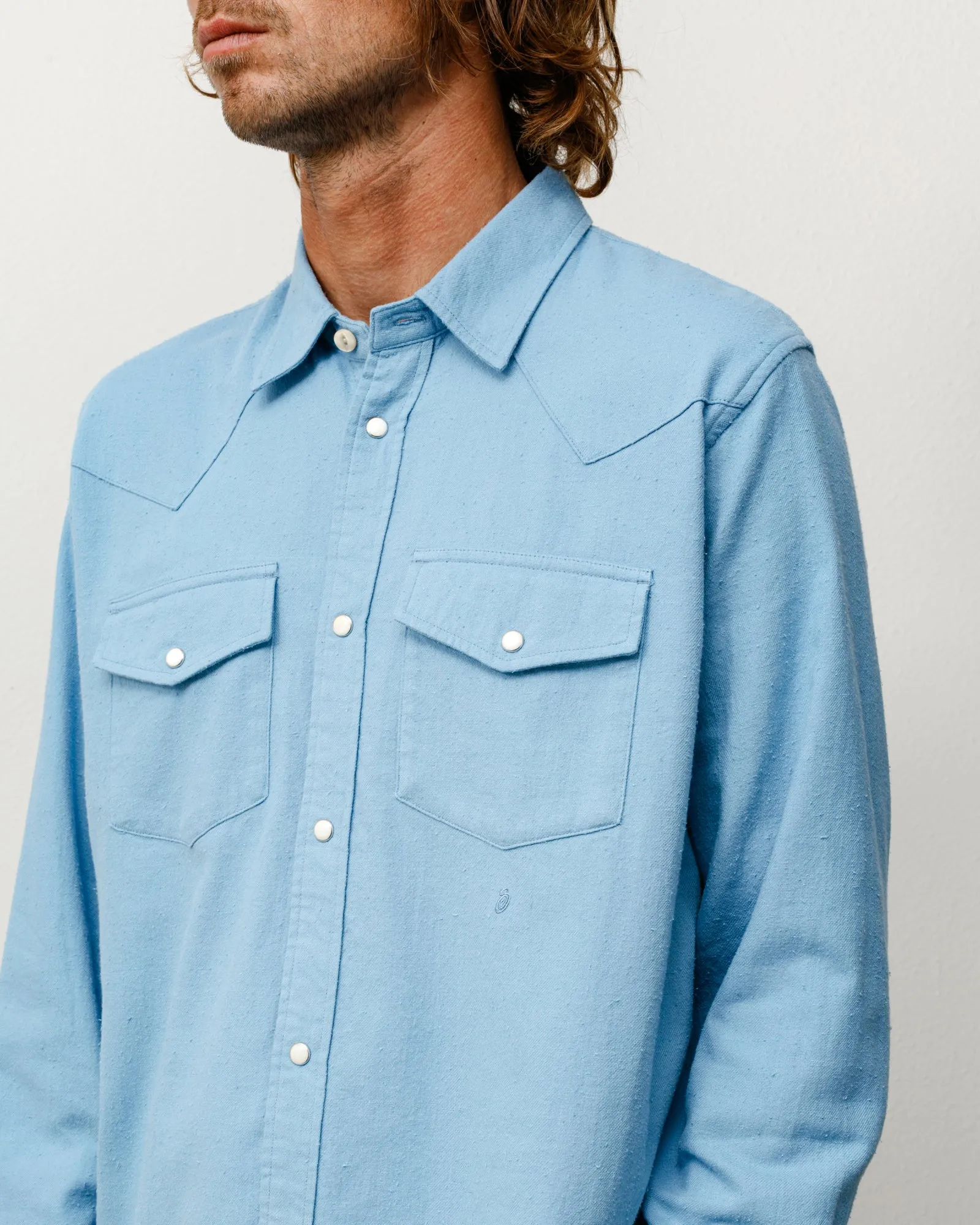 COTTON SILK WESTERN SHIRT sold by Stussy product image thumbnail 4