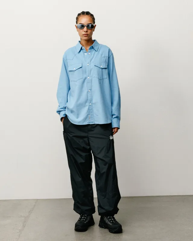 COTTON SILK WESTERN SHIRT made by Stussy