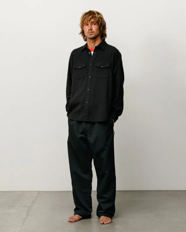 COTTON SILK WESTERN SHIRT made by Stussy